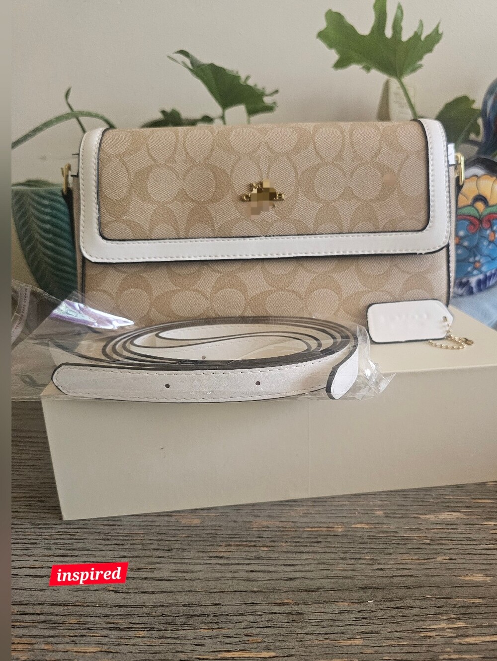 Zara Women’s White  shoulder bag White And Brown